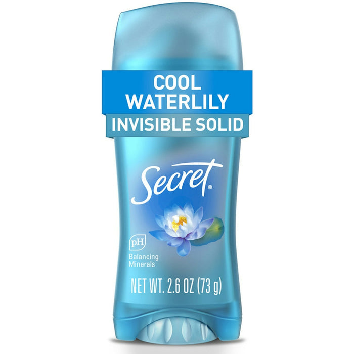 Secret Fresh Invisible Solid Antiperspirant And Deodorant, Waterlily Scent, 2.6oz by Pasteur Pharmacy