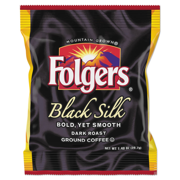 Folgers Coffee, Black Silk, 1.4 oz Packet, 42/Carton
