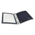 Avery Flexi-View Binder with Round Rings, 3 Rings, 0.5" Capacity, 11 x 8.5, Black