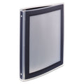 Avery Flexi-View Binder with Round Rings, 3 Rings, 0.5" Capacity, 11 x 8.5, Black