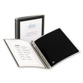 Avery Flexi-View Binder with Round Rings, 3 Rings, 0.5" Capacity, 11 x 8.5, Black