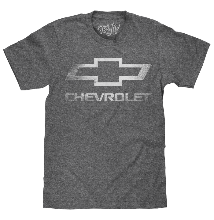 Chevrolet Bowtie Logo T-Shirt - Gray by Tee Luv