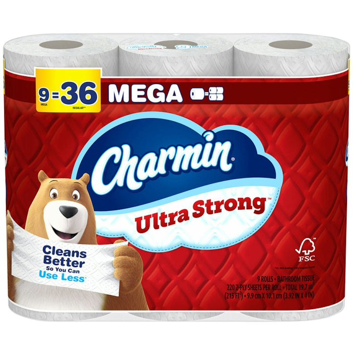 Charmin 2 Ply Unscented Mega Rolls Bathroom Tissue by Pasteur Pharmacy