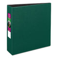 Avery Durable Non-View Binder with DuraHinge and Slant Rings, 3 Rings, 3" Capacity, 11 x 8.5, Green