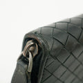 Bottega Veneta Intrecciato Black Zip Around Wallet -SKU #3086 by Bolt Boutique