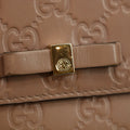 Gucci Pink Guccissima Leather Compact Bow Wallet #3087 by Bolt Boutique