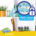 Swiffer Refill Dusters, Dust Lock Fiber, 2" x 6", Light Blue, 18/Box, 4 Boxes/Carton