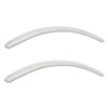 Alera Neratoli Series Replacement Arm Pads for Alera Neratoli Series Chairs, Faux Leather, 1.77" x 15.15" x 0.59", White, 2/Set