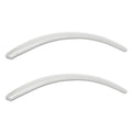 Alera Neratoli Series Replacement Arm Pads for Alera Neratoli Series Chairs, Faux Leather, 1.77" x 15.15" x 0.59", White, 2/Set
