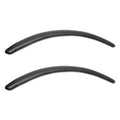Alera Neratoli Series Replacement Arm Pads for Alera Neratoli Series Chairs, Faux Leather, 1.77" x 15.15" x 0.59", Black, 2/Set