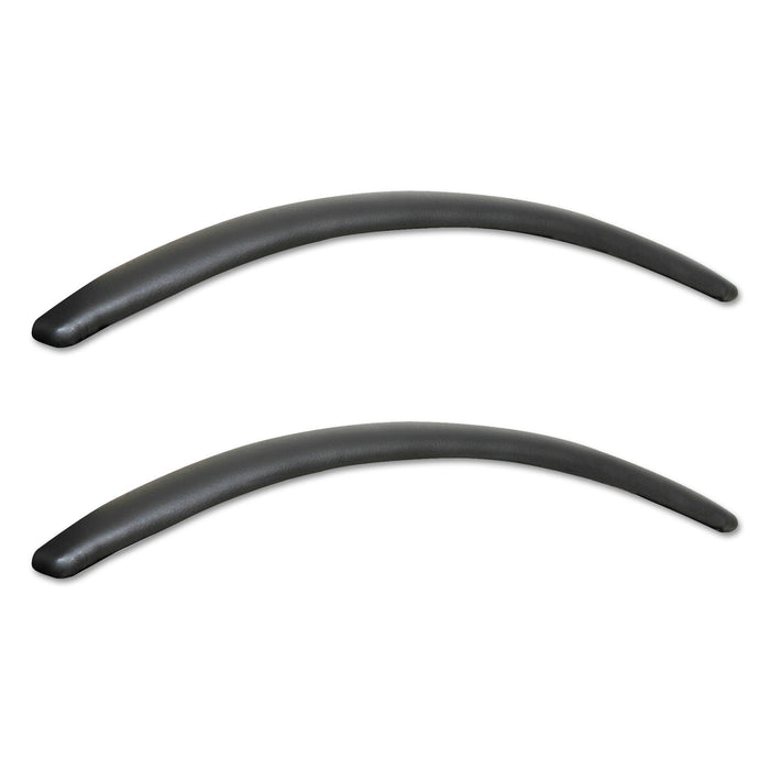 Alera Neratoli Series Replacement Arm Pads for Alera Neratoli Series Chairs, Faux Leather, 1.77" x 15.15" x 0.59", Black, 2/Set