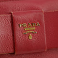Prada Saffiano Fiocco Bow Zip Around Wallet #3089 by Bolt Boutique