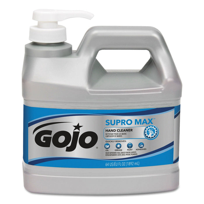 GOJO SUPRO MAX Hand Cleaner, Floral Scent, 0.5 gal Pump Bottle, 4/Carton