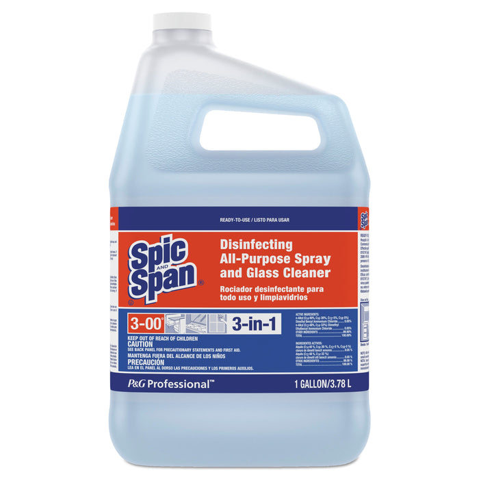 Spic and Span Disinfecting All-Purpose Spray and Glass Cleaner, Fresh Scent, 1 gal Bottle