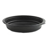 Anchor Packaging MicroRaves Incredi-Bowl Base, 24 oz, 8.5" Diameter x 1.51"h, Black, Plastic, 150/Carton