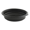 Anchor Packaging MicroRaves Incredi-Bowl Base, 32 oz, 8.5" Diameter x 1.92"h, Black, Plastic, 150/Carton