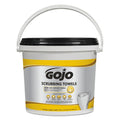 GOJO Scrubbing Towels, Hand Cleaning, Orange Scent, White/Yellow, 170/Bucket, 2 Buckets/Carton