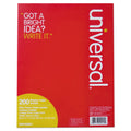 Universal Filler Paper, 3-Hole, 8.5 x 11, Medium/College Rule, 200/Pack