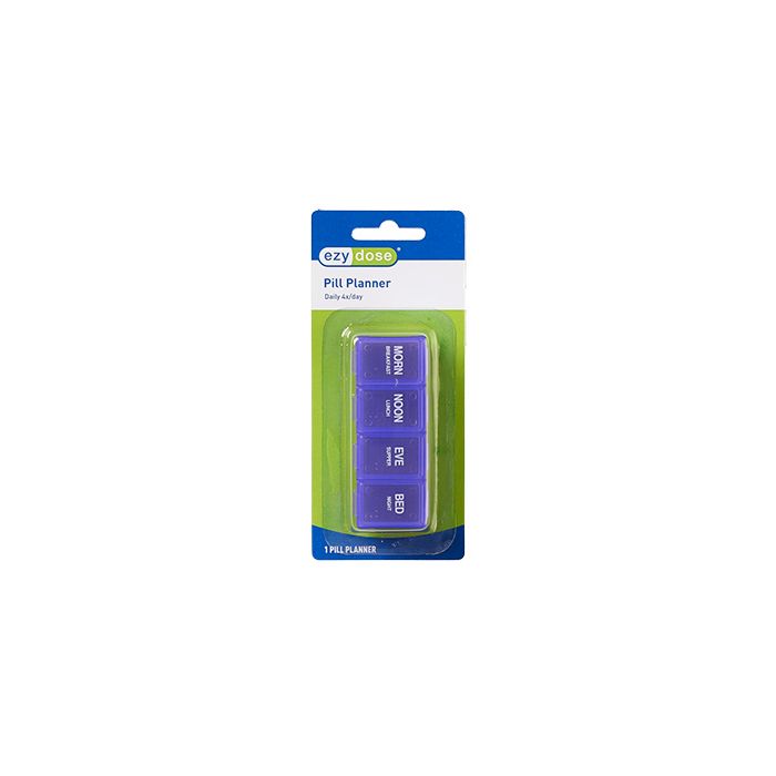 Ezy Dose Pill Reminder, Classic, Four A Day by Pasteur Pharmacy