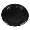 Boardwalk Hi-Impact Plastic Dinnerware, Plate, 6" dia, Black, 1,000/Carton