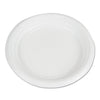 Boardwalk Hi-Impact Plastic Dinnerware, Plate, 6" dia, White, 1,000/Carton