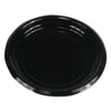 Boardwalk Hi-Impact Plastic Dinnerware, Plate, 9" dia, Black, 500/Carton