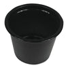 Boardwalk Souffle/Portion Cups, 1 oz, Polypropylene, Black, 20 Cups/Sleeve, 125 Sleeves/Carton