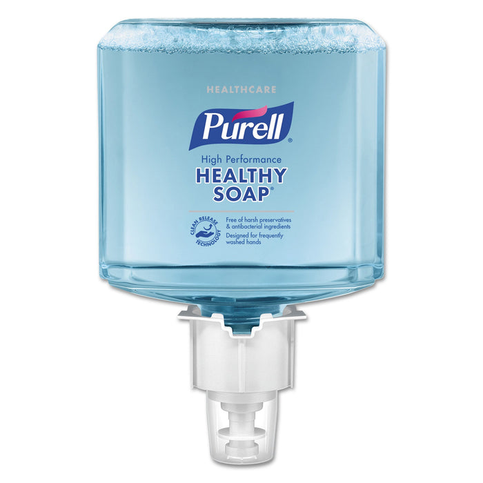 PURELL CLEAN RELEASE Technology (CRT) HEALTHY SOAP High Performance Foam, For ES4 Dispensers, Fragrance-Free, 1,200 mL, 2/Carton