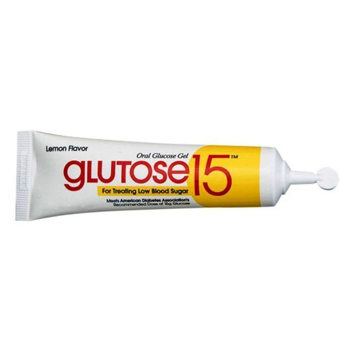 Glutose 15 Oral Glucose Gel Lemon 37.5g by Pasteur Pharmacy