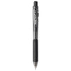 Pentel WOW! Ballpoint Pen, Retractable, Medium 1 mm, Black Ink, Black Barrel, Dozen
