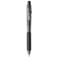 Pentel WOW! Ballpoint Pen, Retractable, Medium 1 mm, Black Ink, Black Barrel, Dozen