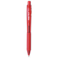 Pentel WOW! Ballpoint Pen, Retractable, Medium 1 mm, Red Ink, Red Barrel, Dozen
