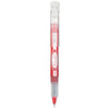 Pentel Finito! Porous Point Pen, Stick, Extra-Fine 0.4 mm, Red Ink, Red/Silver Barrel