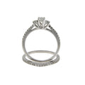 .45ct Diamond Engagement Ring Set 14KT White Gold by Bids.com
