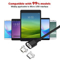 3.0A Magnetic Micro USB Android Interface Fast Charging by DailySale