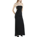 Aqua Strapless Gown, Size 6 by Vanessa Jane