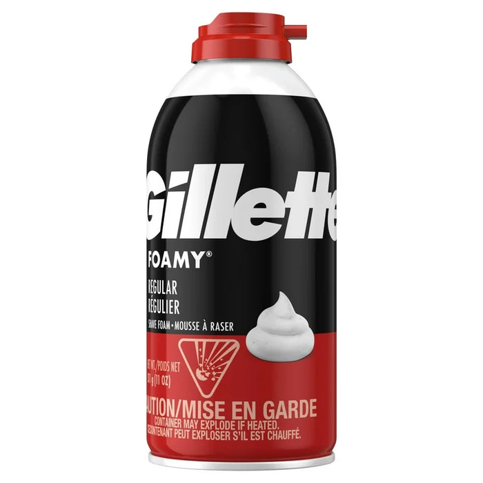 Gillette Foamy Mens Regular Shave Foam 11 oz by Pasteur Pharmacy