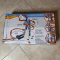 Hot Wheels Sky Crash Tower Motorized Track Set with Car, Stores 20+ 1:64 Cars by Price Is Right Miami