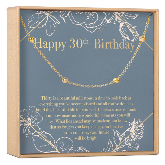 30th Birthday Dot Bracelet Bracelet by Dear Ava