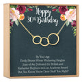 30th Birthday Necklace by Dear Ava