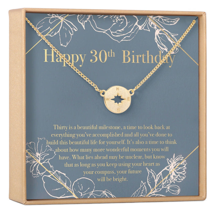 30th Birthday Necklace, Multiple Styles by Dear Ava