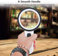 30X Handheld Large Magnifying Glass 12 LED Illuminated Lighted Magnifier by DailySale