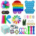 31-Piece: Fidget Sensory Toy Set - Stress Relief for Kids and Adults by DailySale