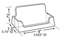 Azar 252010 Counter Business Card Holder, 10 Count by Vanessa Jane