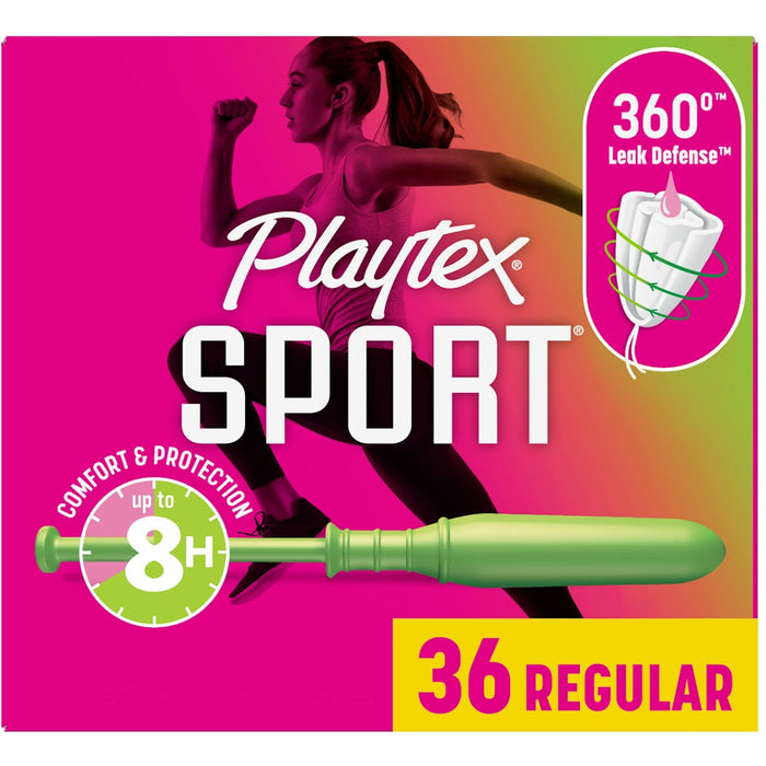 Playtex Sport Tampons, Regular Absorbency, Unscented - 36 Count by Pasteur Pharmacy