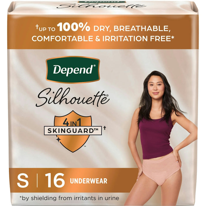 Depend® Silhouette™ Incontinence & Postpartum Underwear – Small, Pink (Maximum Absorbency) by Pasteur Pharmacy