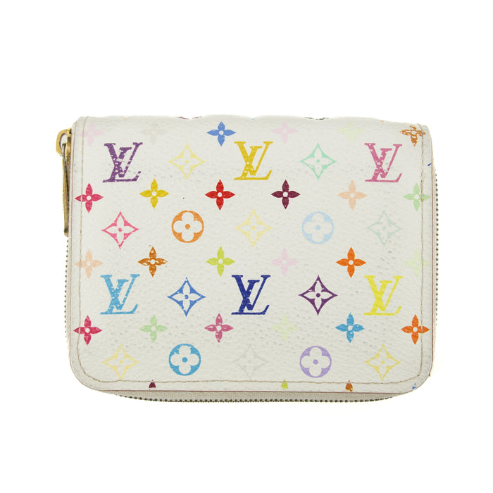 Louis Vuitton Canvas Multicolor Compact Zip Around Wallet #3101 by Bolt Boutique