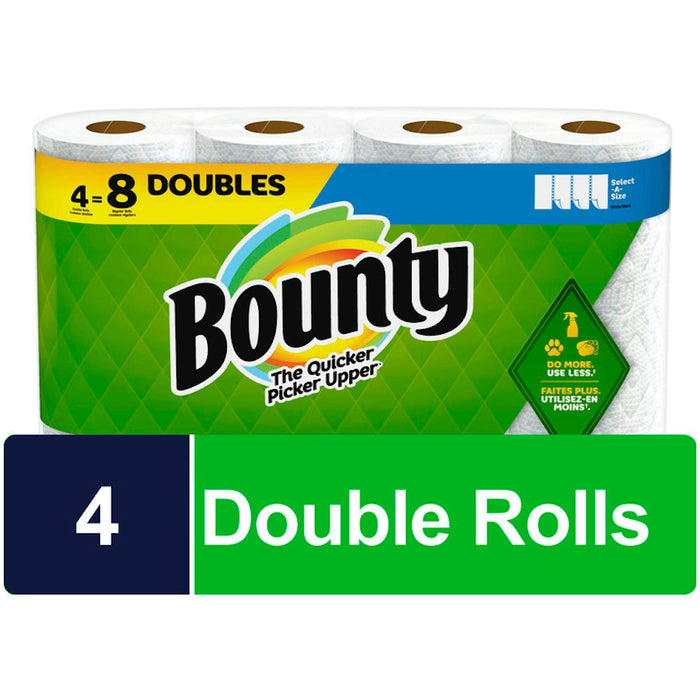 Bounty Select A Size Paper Towels 4 Double Rolls by Pasteur Pharmacy
