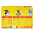 S.O.S. Steel Wool Soap Pad, Steel, 4/Box, 24 Boxes/Carton