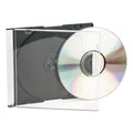 Innovera CD/DVD Slim Jewel Cases, Clear/Black, 50/Pack